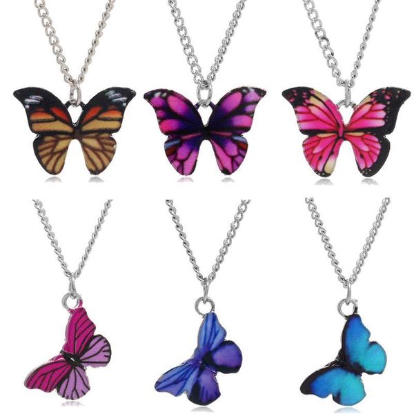 pendant necklaces 1pc fashion butterfly decor chain necklace cute jewelry for women girls accessories, Silver
pendant necklaces 1pc fashion butterfly decor chain necklace cute jewelry for women girls accessories, Silver