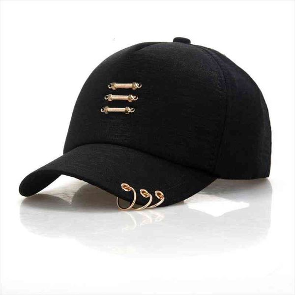 fashion iron ring baseball cap with rings gold color snapback hip hop hats for women men summer dad hat, Blue;gray
fashion iron ring baseball cap with rings gold color snapback hip hop hats for women men summer dad hat, Blue;gray