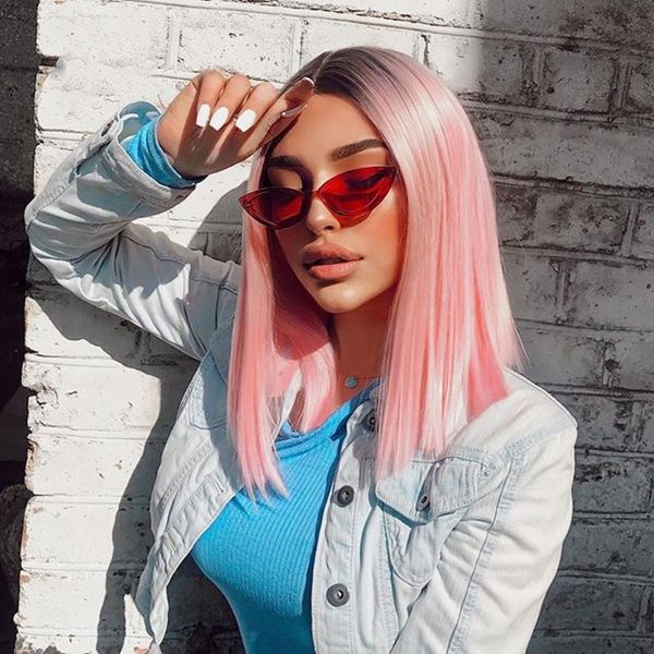 pink bob lace front wigs human hair 13x4 pre plucked 613 blonde 150% ombre short bob wigs for black women remy, Black;brown
pink bob lace front wigs human hair 13x4 pre plucked 613 blonde 150% ombre short bob wigs for black women remy, Black;brown