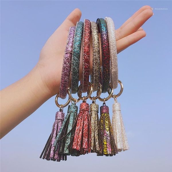 sedmart pu leather keychain bracelet for women big circle spot tassel wristlet keyring wrist strap jewelry women accessories1, Black
sedmart pu leather keychain bracelet for women big circle spot tassel wristlet keyring wrist strap jewelry women accessories1, Black