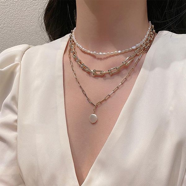 mengjiqiao korean elegant freshwater pearl choker jewelry for women girls fashion metal chain wedding necklace bijoux colares, Silver
mengjiqiao korean elegant freshwater pearl choker jewelry for women girls fashion metal chain wedding necklace bijoux colares, Silver