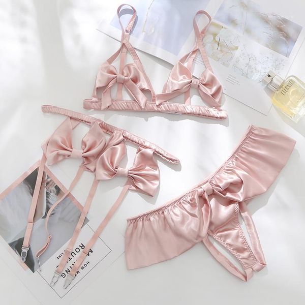 bras sets women cupless bra lingerie french princess style sensual underwear passion bow knot panty garter belt set open1, Red;black
bras sets women cupless bra lingerie french princess style sensual underwear passion bow knot panty garter belt set open1, Red;black