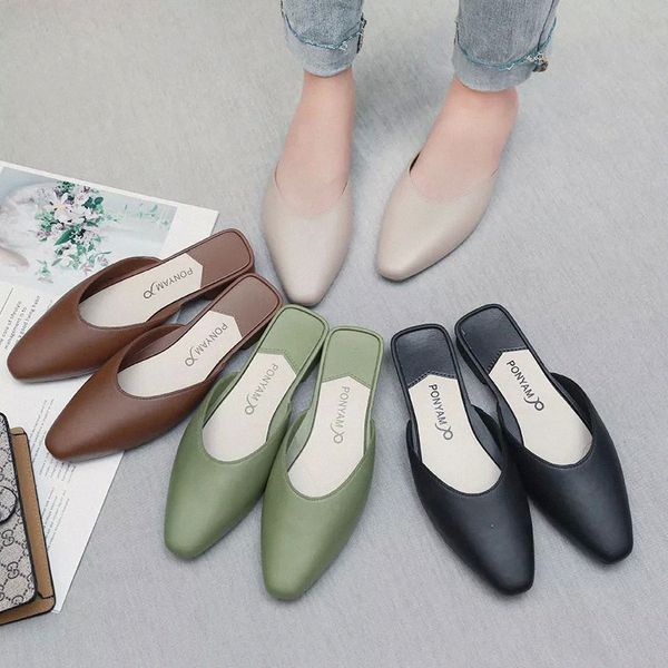 baotou half slippers female summer wear flat bottom low heel one foot lazy sandals and slippers female net red 2021 summer new #ax1a, Black
baotou half slippers female summer wear flat bottom low heel one foot lazy sandals and slippers female net red 2021 summer new #ax1a, Black
