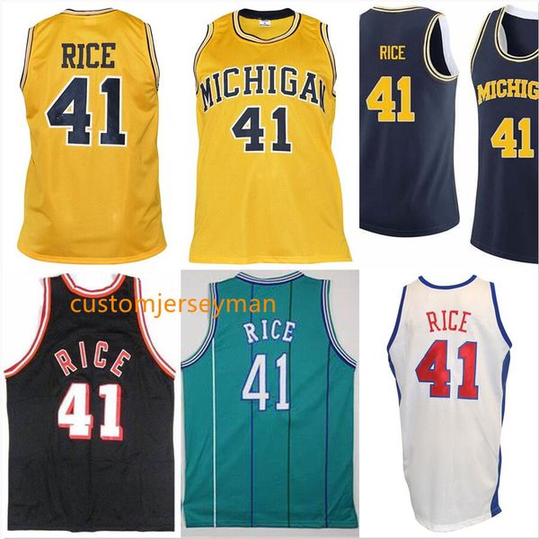 college basketball jerseys #41 glen rice michigan wolverines jersey throwback red black mens stitched retro custom made size s-5xl
college basketball jerseys #41 glen rice michigan wolverines jersey throwback red black mens stitched retro custom made size s-5xl