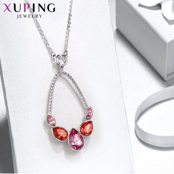 xuping trendy necklaces for women crystals from specially design jewelry party birthday gifts s161-40526, Silver
xuping trendy necklaces for women crystals from specially design jewelry party birthday gifts s161-40526, Silver