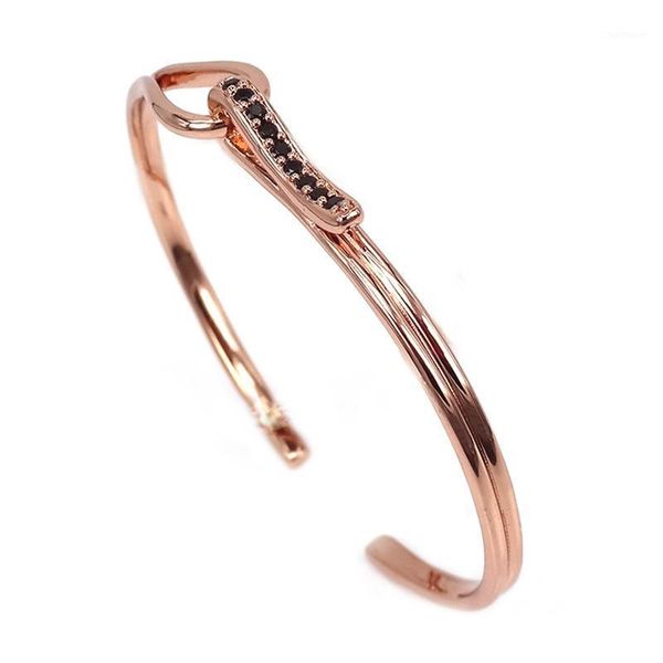 new brand men bangles,rose gold & pave settubg black cz & fashion open bangle bracelets for men jewelry,christmas gift1
new brand men bangles,rose gold & pave settubg black cz & fashion open bangle bracelets for men jewelry,christmas gift1