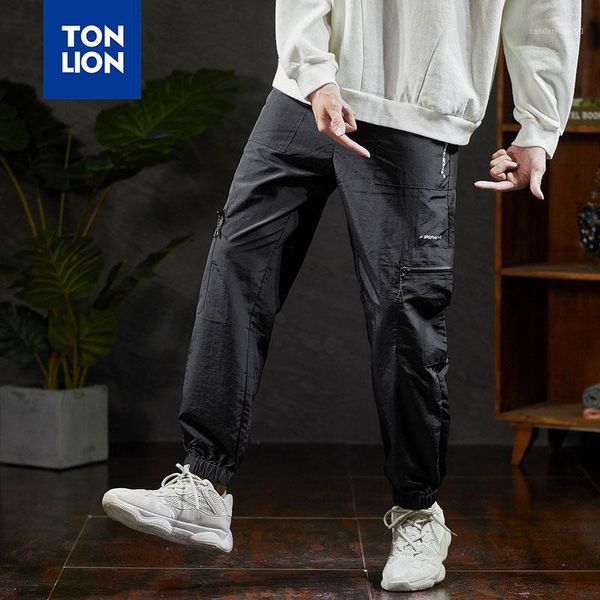 men's pants tonlion black cargo men casual 2021 spring lightweight trousers elastic waist with side pockets loose full length pant1
men's pants tonlion black cargo men casual 2021 spring lightweight trousers elastic waist with side pockets loose full length pant1