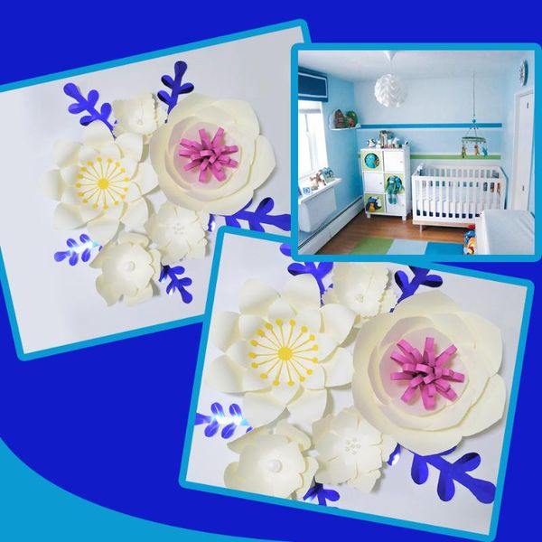 decorative flowers & wreaths handmade ivory easy made diy paper blue leaves set for nursery wall deco baby shower backdrop video step by
decorative flowers & wreaths handmade ivory easy made diy paper blue leaves set for nursery wall deco baby shower backdrop video step by