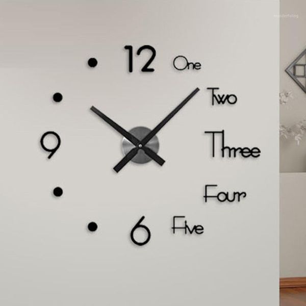 large diy wall clock 3d frameless mute acrylic mirror surface wall clock stickers for living room bedroom home decoration1
large diy wall clock 3d frameless mute acrylic mirror surface wall clock stickers for living room bedroom home decoration1