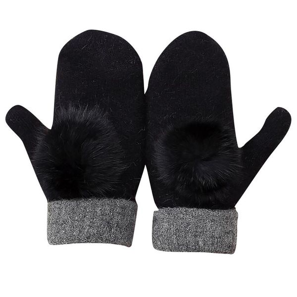 women fashion winter thick weave knitted cashmere double layer warm mittens female cute full fingers gloves #t1p, Blue;gray
women fashion winter thick weave knitted cashmere double layer warm mittens female cute full fingers gloves #t1p, Blue;gray