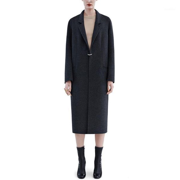 women's wool & blends zadorin female coats invierno mujer solid long sleeve lapel single button vintage elegant runway coat fashion clo, Black
women's wool & blends zadorin female coats invierno mujer solid long sleeve lapel single button vintage elegant runway coat fashion clo, Black