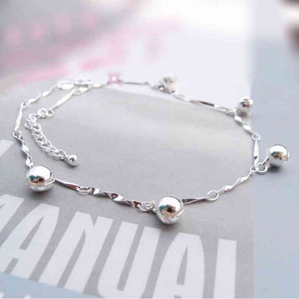 20cm+2.5cm charm silver color chain bell anklets for women ankle bracelet crystal foot jewelry, Red;blue
20cm+2.5cm charm silver color chain bell anklets for women ankle bracelet crystal foot jewelry, Red;blue