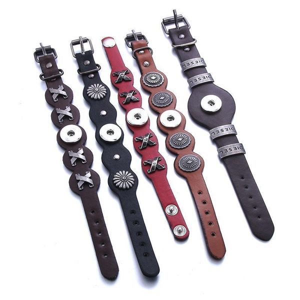 10pcs/lot 18mm snap bracelet multilayer leather bracelet bangles wristband bracelet snap button jewelry fit 18mm snap buttons q bbyonf, Golden;silver
10pcs/lot 18mm snap bracelet multilayer leather bracelet bangles wristband bracelet snap button jewelry fit 18mm snap buttons q bbyonf, Golden;silver