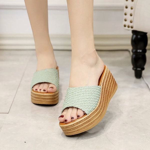 cootelili 2020 slippers women shoes platform summer women slippers fashion 7cm heel slip on casual girls plus size 40 #lu8s, Black
cootelili 2020 slippers women shoes platform summer women slippers fashion 7cm heel slip on casual girls plus size 40 #lu8s, Black