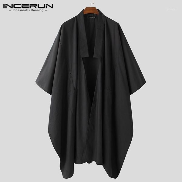 men's trench coats men solid streetwear open stitch long sleeve irregular outerwear fashion oversized mens windbreaker incerun1, Tan;black
men's trench coats men solid streetwear open stitch long sleeve irregular outerwear fashion oversized mens windbreaker incerun1, Tan;black