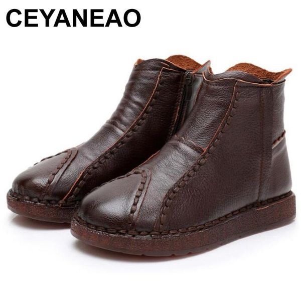 2020 autumn cowhide handmade shoes, women's retro comfortable casual flat shoes boots, Black
2020 autumn cowhide handmade shoes, women's retro comfortable casual flat shoes boots, Black