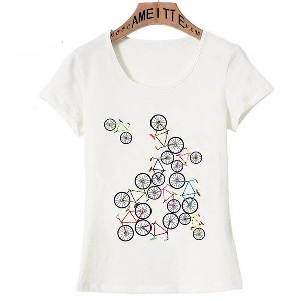 summer fashion women short sleeve colorful bicycles slim fit t-shirt funny harajuku bikes lovers casual cute girl tees, White
summer fashion women short sleeve colorful bicycles slim fit t-shirt funny harajuku bikes lovers casual cute girl tees, White