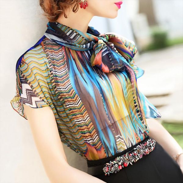 2020 summer women shirts blouses short sleeve color matching chiffon shirts ladies temperament female double layer shirt, White
2020 summer women shirts blouses short sleeve color matching chiffon shirts ladies temperament female double layer shirt, White