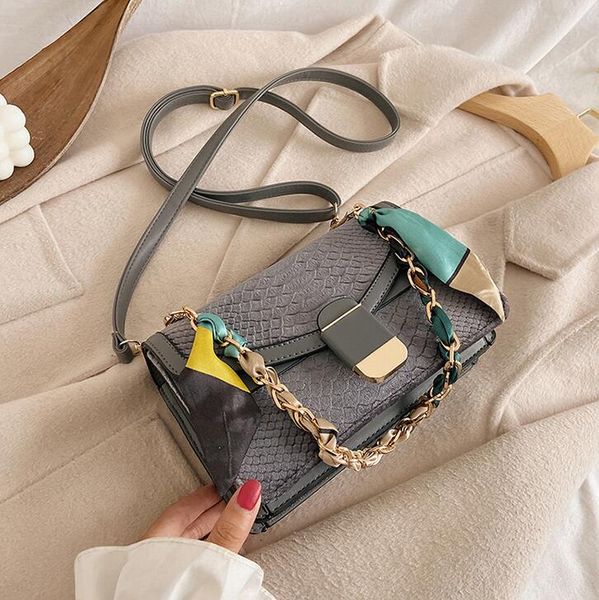 factory outlet women handbag elegant atmosphere crocodile leather shoulder bag trend scarf chain bag new embossed leather shoulder bag, Black;red
factory outlet women handbag elegant atmosphere crocodile leather shoulder bag trend scarf chain bag new embossed leather shoulder bag, Black;red