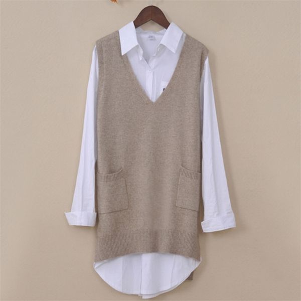 spring and autumn women vest korean version vests pretty sleeveless coat v-neck knitted women plus size 3xl 4xl veste femme 201214, Black;white
spring and autumn women vest korean version vests pretty sleeveless coat v-neck knitted women plus size 3xl 4xl veste femme 201214, Black;white