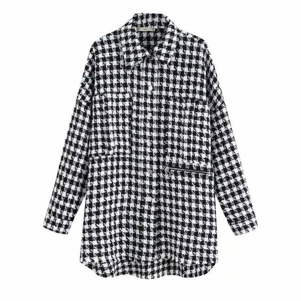women plaid oversized tweed jacket 2020 winter retro pockets tassels long sleeve warm long coat female outwear stylish chic 1, Tan;black
women plaid oversized tweed jacket 2020 winter retro pockets tassels long sleeve warm long coat female outwear stylish chic 1, Tan;black