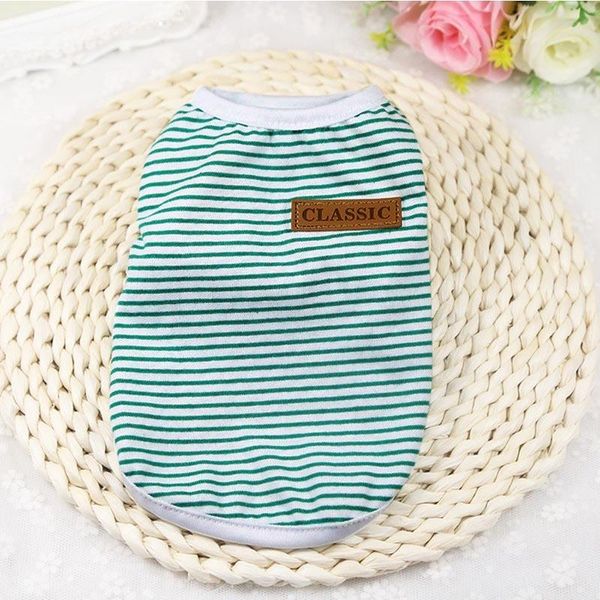 dog apparel fashion pet clothes cotton striped vest t shirt summer clothing for dogs puppy outfit small cat chihuahua 25s2
dog apparel fashion pet clothes cotton striped vest t shirt summer clothing for dogs puppy outfit small cat chihuahua 25s2