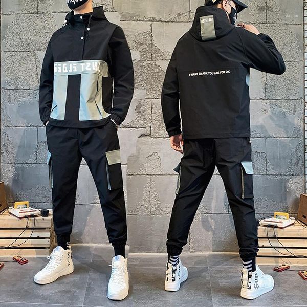 men's tracksuits men's sports jacket fall/winter men hoodie pant 2 pieces set streetwear black pullover loose street sweatpa1, Gray
men's tracksuits men's sports jacket fall/winter men hoodie pant 2 pieces set streetwear black pullover loose street sweatpa1, Gray