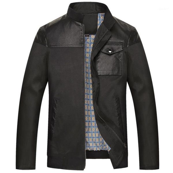 men's jackets minwlj plus size 3xl 4xl 5xl 6xl 7xl black and white color fashion jacket men leather patchwork shoulder coat clothing 11, Black;brown
men's jackets minwlj plus size 3xl 4xl 5xl 6xl 7xl black and white color fashion jacket men leather patchwork shoulder coat clothing 11, Black;brown