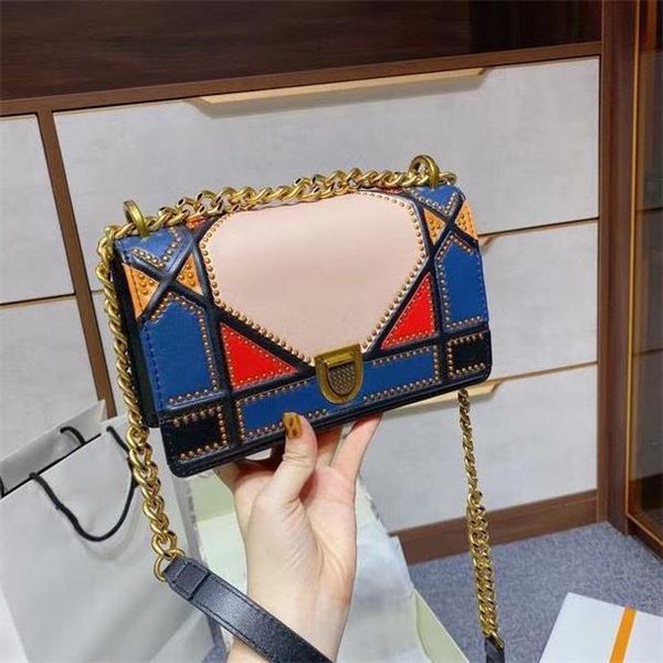 multi color luxury designer women lady fashion handbag color matching chains diamond lattice metallic geometric shield geometric bags
multi color luxury designer women lady fashion handbag color matching chains diamond lattice metallic geometric shield geometric bags
