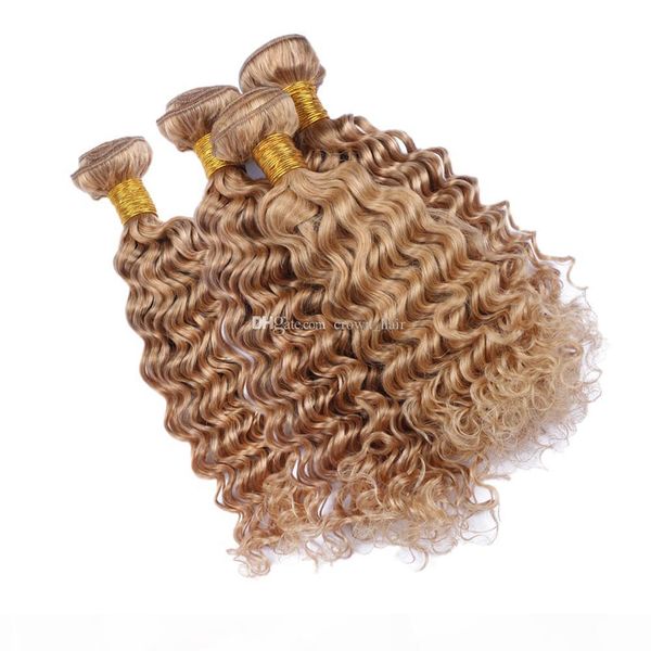 pure color #27 deep wave indian virgin human hair 4 bundles 10-30 inch honey blonde colored deep curly hair extension 4pcs lot, Black
pure color #27 deep wave indian virgin human hair 4 bundles 10-30 inch honey blonde colored deep curly hair extension 4pcs lot, Black