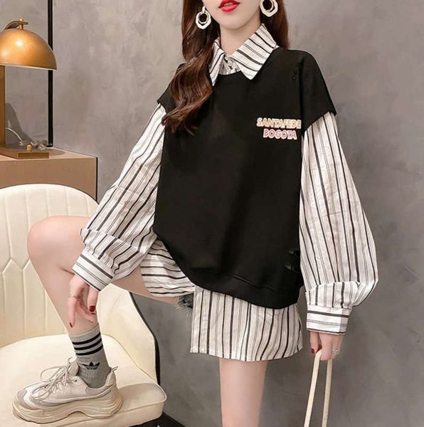 dress two piece fashion women's sweater 2020 new korean loose autumn thin coat ins trend, Black
dress two piece fashion women's sweater 2020 new korean loose autumn thin coat ins trend, Black