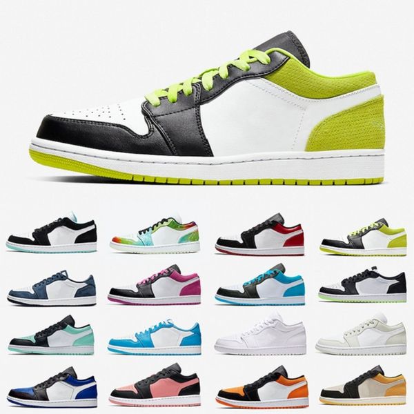 fashion black cyber black toe multicolor royal obsidian laser blue 1 low mens basketball shoes 1s outdoor men women trainer sports sneakers, White;red
fashion black cyber black toe multicolor royal obsidian laser blue 1 low mens basketball shoes 1s outdoor men women trainer sports sneakers, White;red