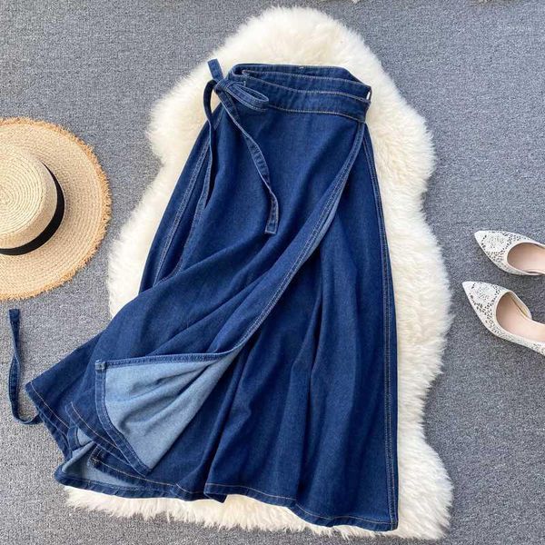 european new retro spring and summer new solid lace-up waist hugging all-match denim long skirts female fashion streetwear 20201, Black
european new retro spring and summer new solid lace-up waist hugging all-match denim long skirts female fashion streetwear 20201, Black