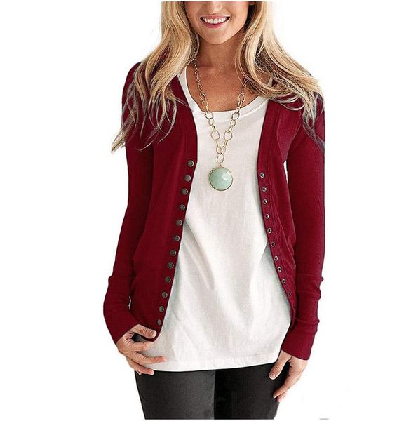 women's jackets womens fashion casual v-neck button knitwear long sleeve soft basic knit snap cardigan office work wear, Black;brown
women's jackets womens fashion casual v-neck button knitwear long sleeve soft basic knit snap cardigan office work wear, Black;brown