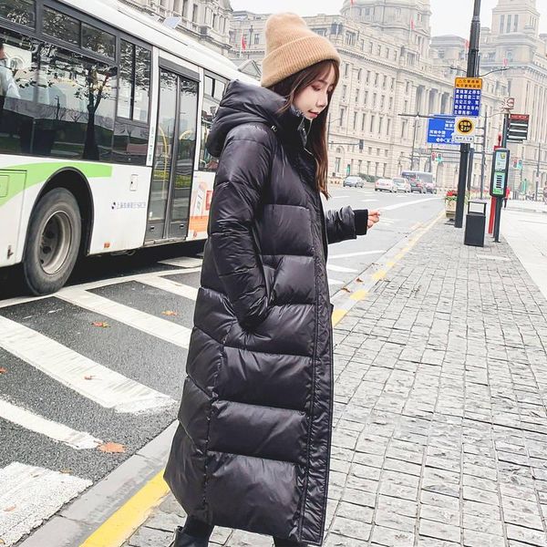 women's down & parkas 2021 autumn winter fashion women coat thick warm casual long outwear white duck jacket female hooded pure a104, Black
women's down & parkas 2021 autumn winter fashion women coat thick warm casual long outwear white duck jacket female hooded pure a104, Black