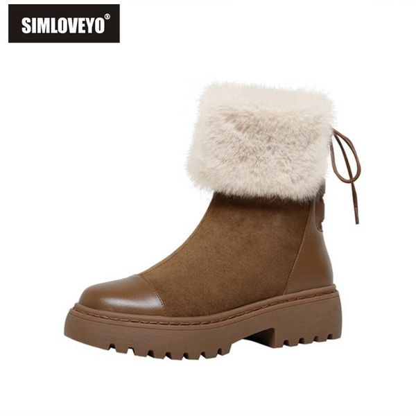 boots simloveyo women fur plush flat 5cm heel cow leather suede lace up big 34-40 black brown casual winter autumn b2131
boots simloveyo women fur plush flat 5cm heel cow leather suede lace up big 34-40 black brown casual winter autumn b2131