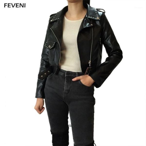 europe autumn pu leather short jacket locomotive zipper parka trendy slim revet faux leather crop women coat y034641, Black;brown
europe autumn pu leather short jacket locomotive zipper parka trendy slim revet faux leather crop women coat y034641, Black;brown