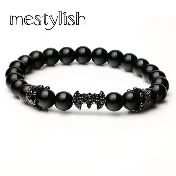 charm bracelets mestylish luxury crown spacer cubic zirconia vampire bat bracelet simple pulseira masculina, Golden;silver
charm bracelets mestylish luxury crown spacer cubic zirconia vampire bat bracelet simple pulseira masculina, Golden;silver
