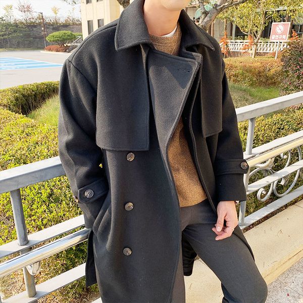 male autumn 2021 new fine pure long thick woolen coat and young men's clothes isx3, Tan;black
male autumn 2021 new fine pure long thick woolen coat and young men's clothes isx3, Tan;black