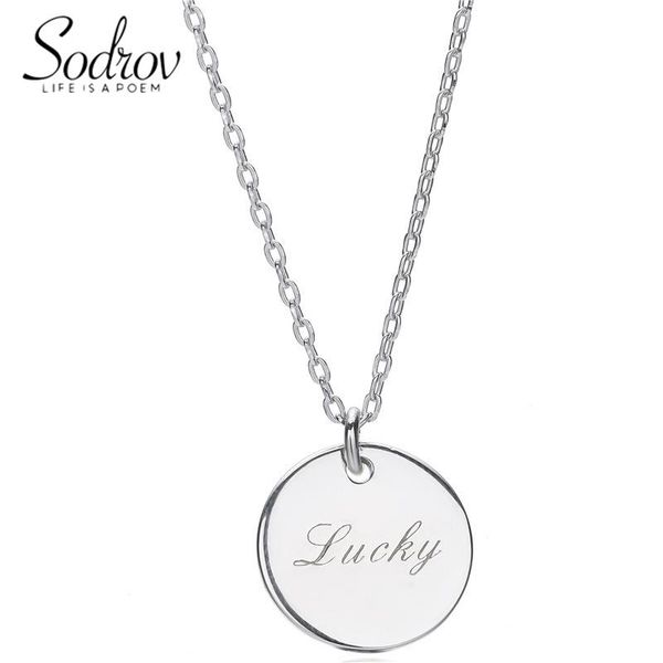 chains sodrov 925 sterling silver necklace pendant for women lucky medal jewelry
chains sodrov 925 sterling silver necklace pendant for women lucky medal jewelry