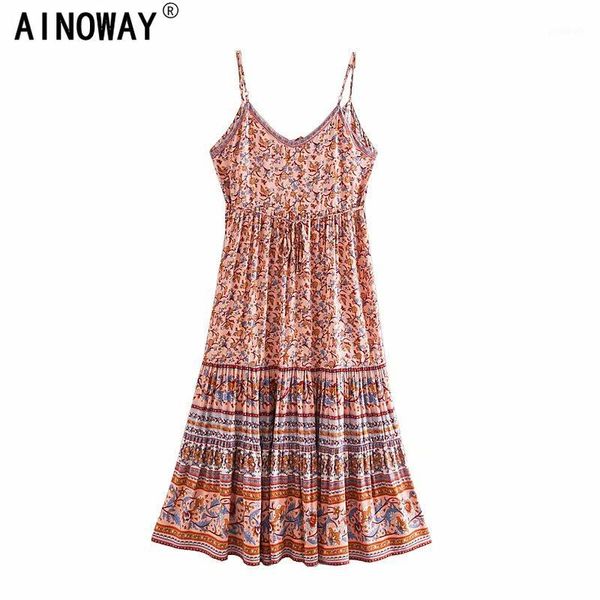 casual dresses vintage chic women pink floral print sleeveless strap beach bohemian happie ladies rayon boho maxi dress vestidos1, Black;gray
casual dresses vintage chic women pink floral print sleeveless strap beach bohemian happie ladies rayon boho maxi dress vestidos1, Black;gray