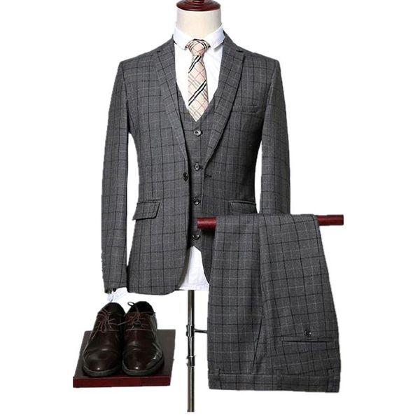 men's suits & blazers 2021 arrivel men suit fashion leisure lattice solid three pieces wedding (jacket+vest+pants) m-3xl, White;black
men's suits & blazers 2021 arrivel men suit fashion leisure lattice solid three pieces wedding (jacket+vest+pants) m-3xl, White;black