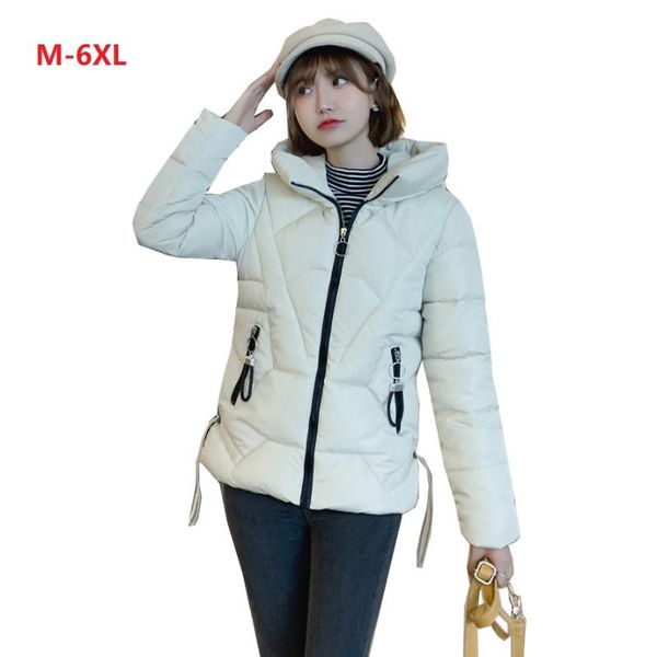 plus size 6xl women winter jackets coat 2020new thick warm hooded down cotton jacket casual solid outwear female cotton overcoat, Black
plus size 6xl women winter jackets coat 2020new thick warm hooded down cotton jacket casual solid outwear female cotton overcoat, Black