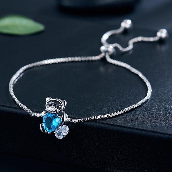 new blue bear charm bracelet plated crystal bracelet 2020 women fashion jewelry wholesale accessories gift, Golden;silver
new blue bear charm bracelet plated crystal bracelet 2020 women fashion jewelry wholesale accessories gift, Golden;silver