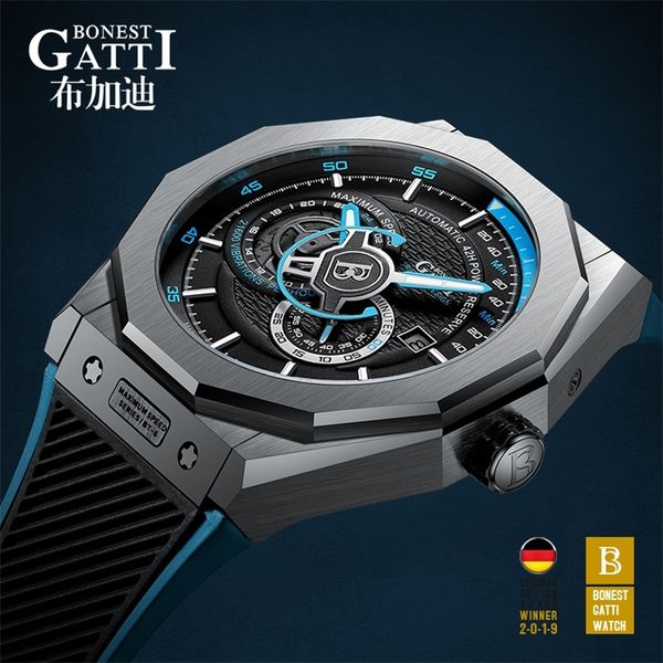 automatic mechanical watch men brand gatti luxury leather mens wristwatches waterproof sports blue watches relogio masculino 201208, Slivery;brown
automatic mechanical watch men brand gatti luxury leather mens wristwatches waterproof sports blue watches relogio masculino 201208, Slivery;brown