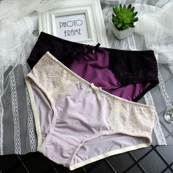 s-xlsize japanese woman underwear purple silky nylon ice silk panties bow lace triangle underwear1, Black;pink
s-xlsize japanese woman underwear purple silky nylon ice silk panties bow lace triangle underwear1, Black;pink