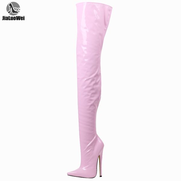 jialuowei fetish thigh women inch/18 cm extreme high heels stiletto thin heel over-the-knee zip crotch boots y200723, Black
jialuowei fetish thigh women inch/18 cm extreme high heels stiletto thin heel over-the-knee zip crotch boots y200723, Black