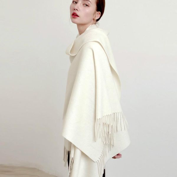 scarves elegant and fashionable white shawl thickened women's long pure wool scarf for autumn winter, Blue;gray
scarves elegant and fashionable white shawl thickened women's long pure wool scarf for autumn winter, Blue;gray