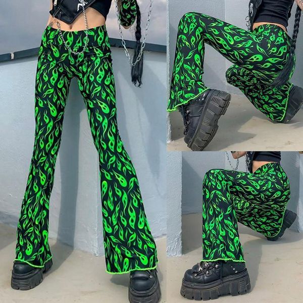 new fashion novelty pants womens elastic waist printing pattern slim fit casual trousers loose flare pants hip, Black;white
new fashion novelty pants womens elastic waist printing pattern slim fit casual trousers loose flare pants hip, Black;white