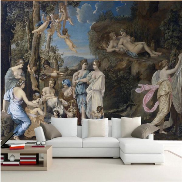 classical character oil painting angel wallpapers tv background wall 3d murals wallpaper for living room
classical character oil painting angel wallpapers tv background wall 3d murals wallpaper for living room
